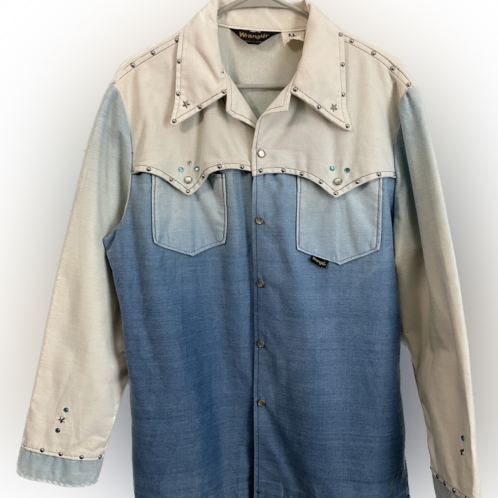 Super Unique Vintage Wrangler Music Note Jacket